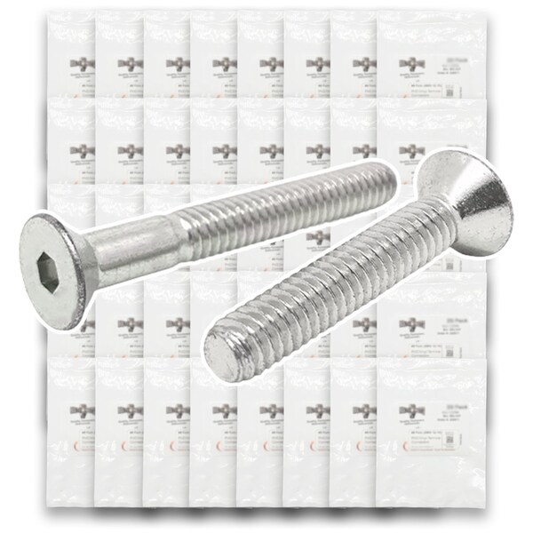Boltsandnuts.Com 316 Stainless Steel Flat Head Socket Cap Screws - 1655 PCS Assortment Kit #522 - main